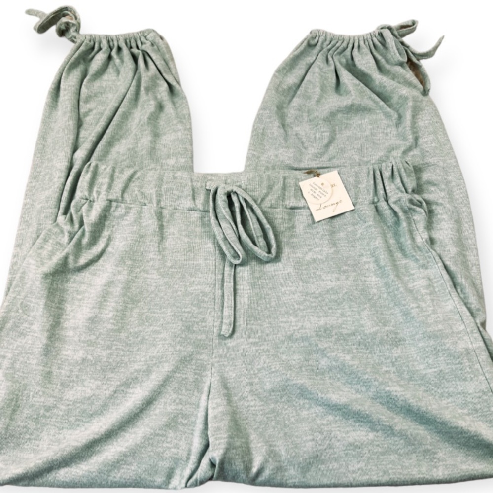 WORLD Market Convertible Lounge Pants Wide Leg & Jogger S/M Green - Picture 4 of 5
